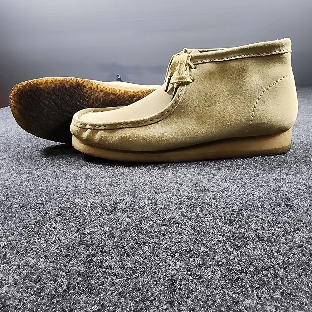 Clarks Originals Wallabee Mens Maple Suede Moccasin Boots Size 13 261555167120